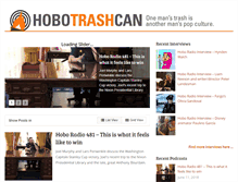 Tablet Screenshot of hobotrashcan.com